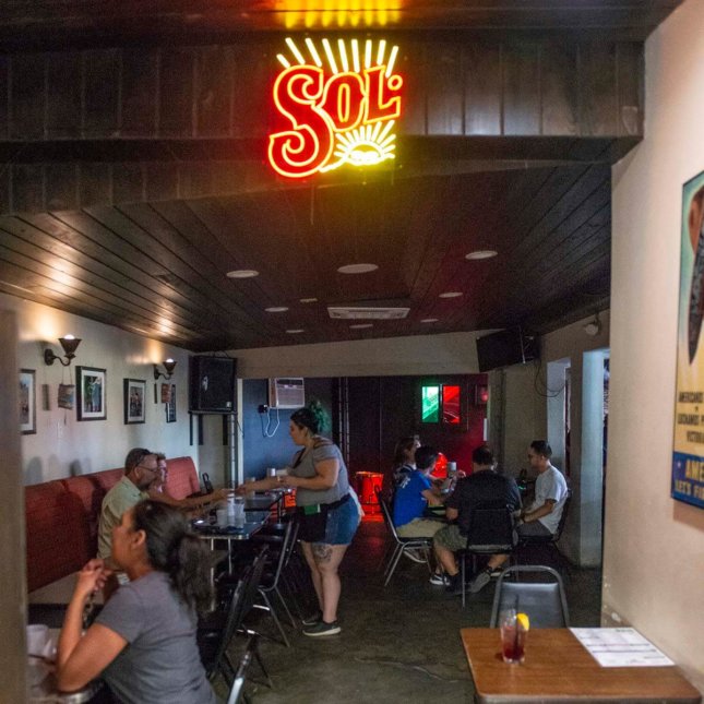 Sanchos Inside from front door